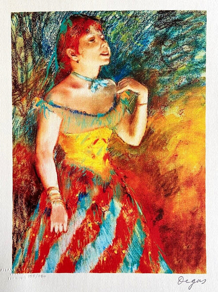 Edgar Degas, Signed Lithograph COA, Numbered In