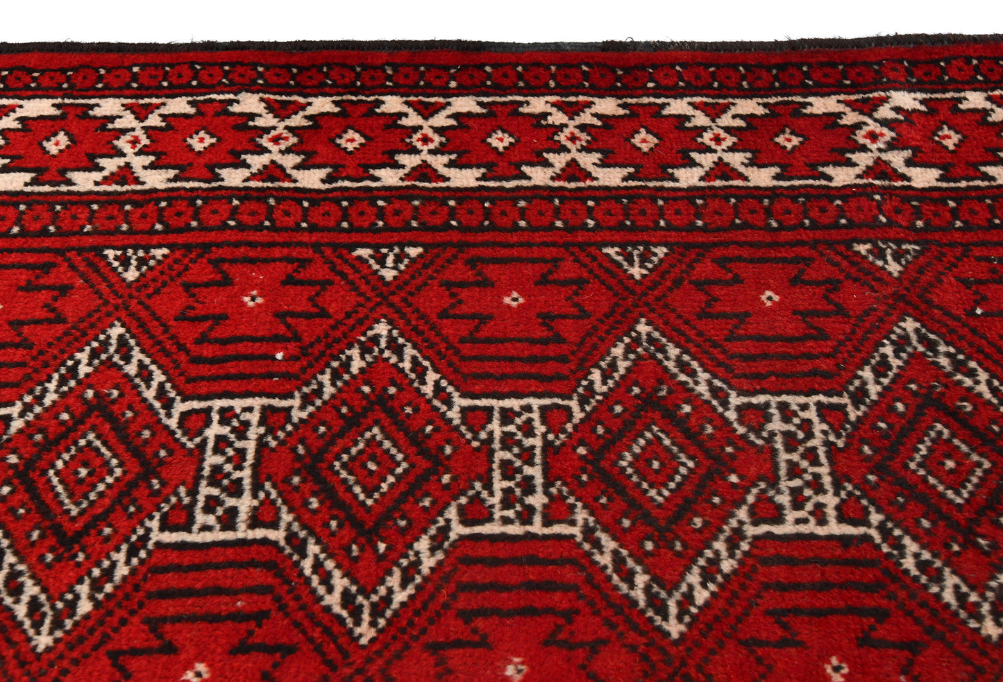 Handmade Antique Tribal Rug Allover Design