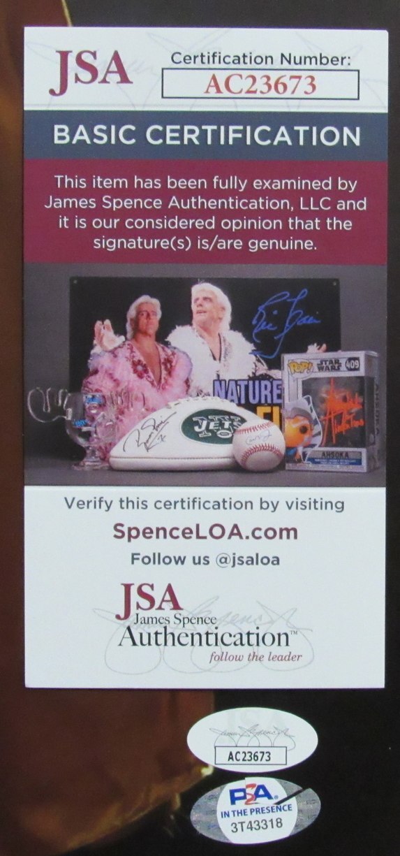 Michael J Fox/Christopher Lloyd Autographed 16X20