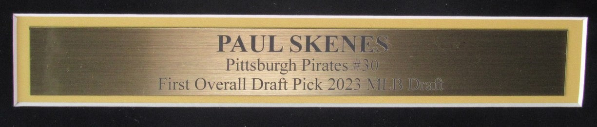 Paul Skenes Signed/Autographed 16X20 Photo Framed
