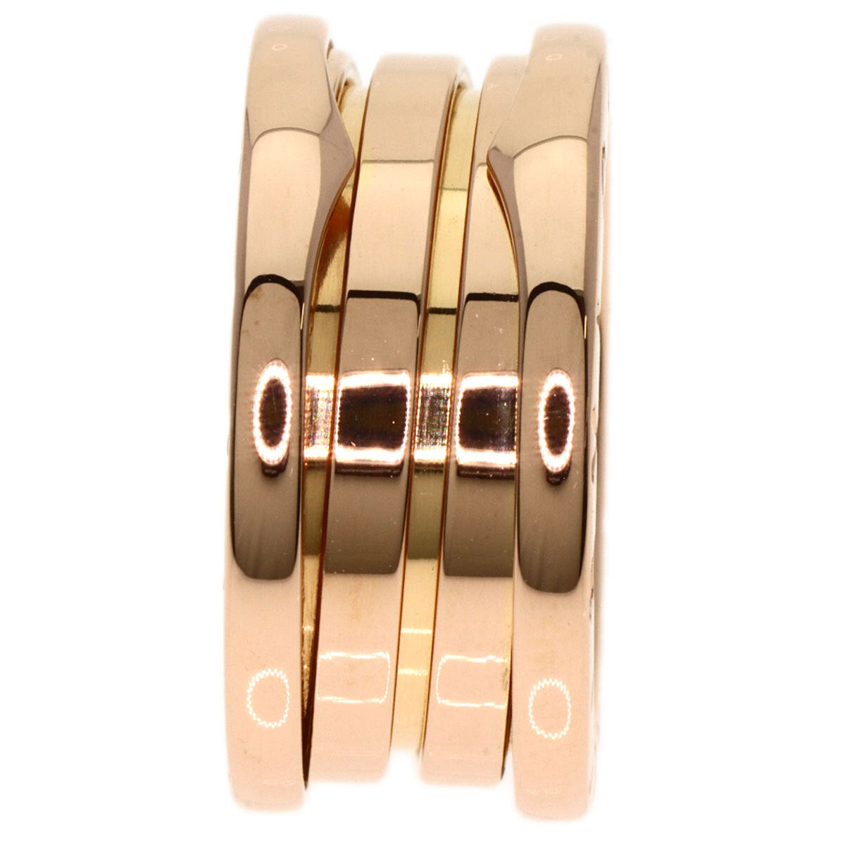 Bvlgari Ring B.Zero1 3 Band #48 K18 Pink Gold