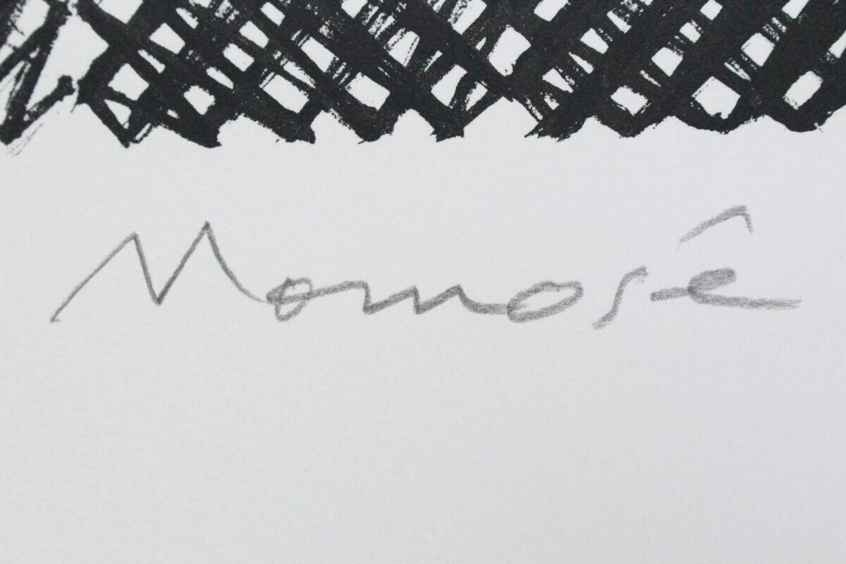 Hisashi Momose Strips Signed Original Lithograph