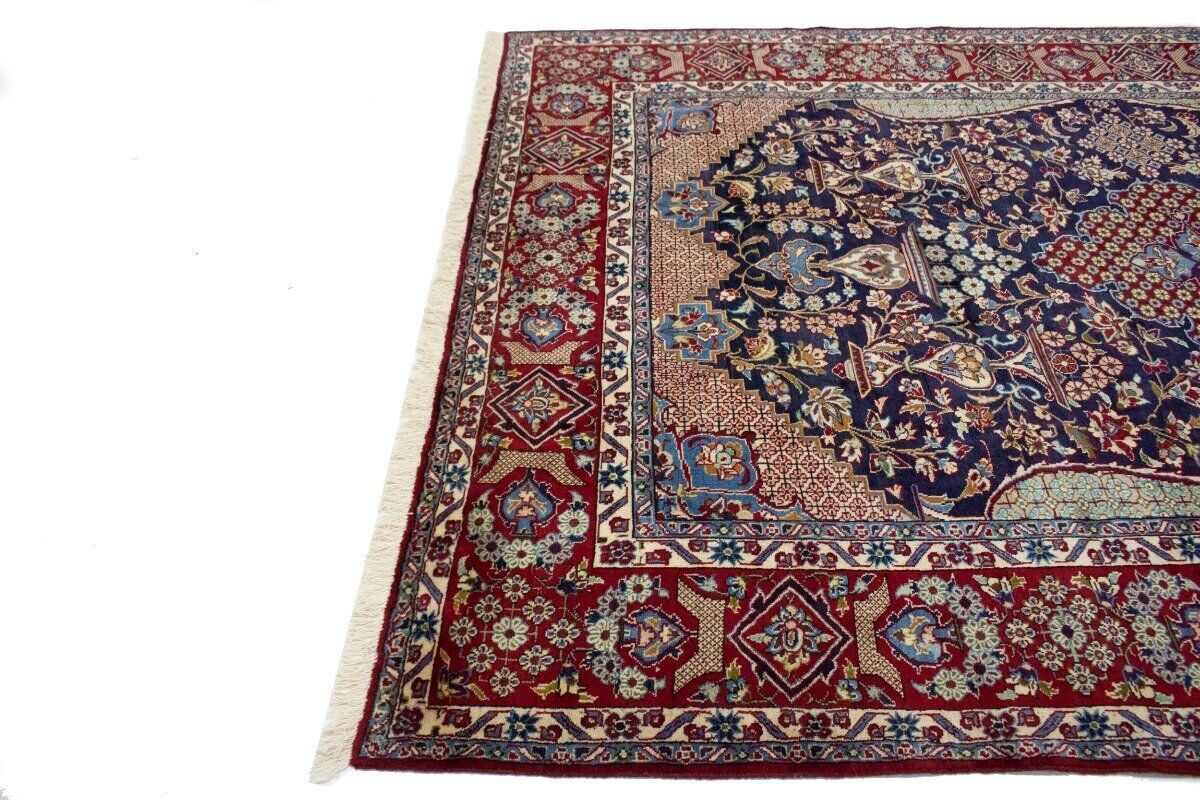 Vintage Oriental Rug Classic Floral Geometric