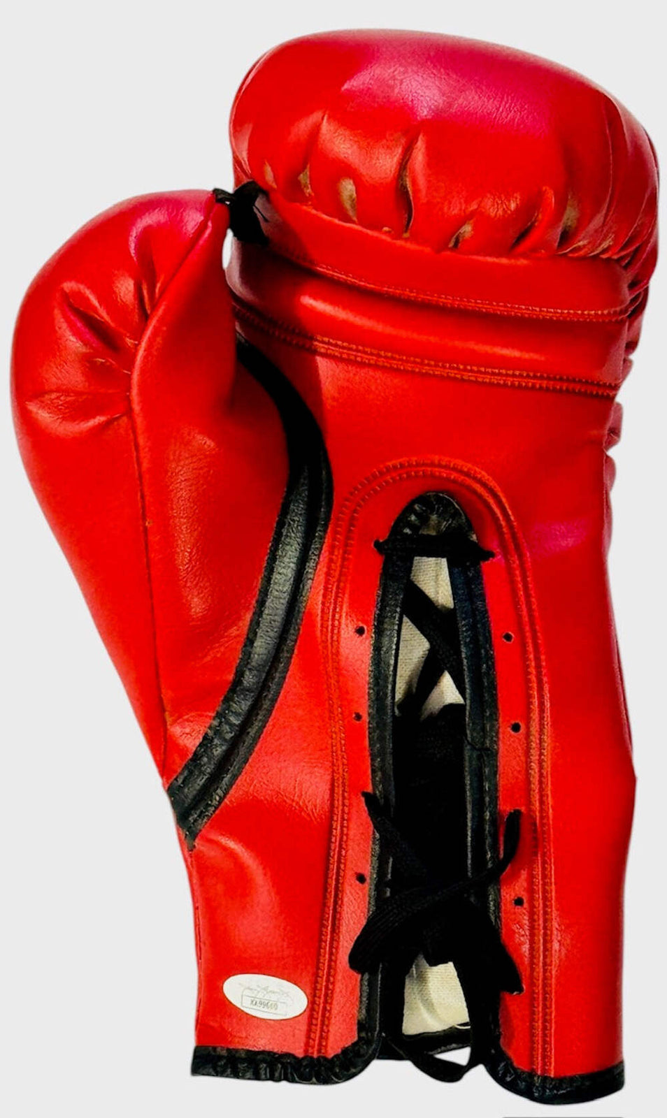 Muhammad Ali Autographed Red Everlast Left Hand Boxing Glove (Jsa)