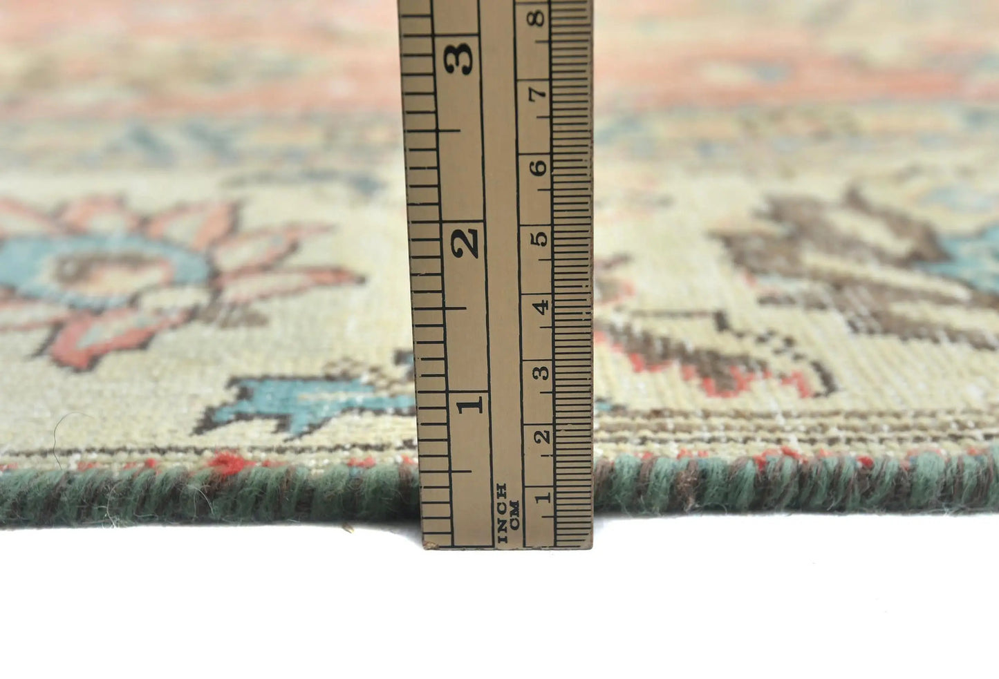Handmade Semi-Antique Oriental Rug Muted
