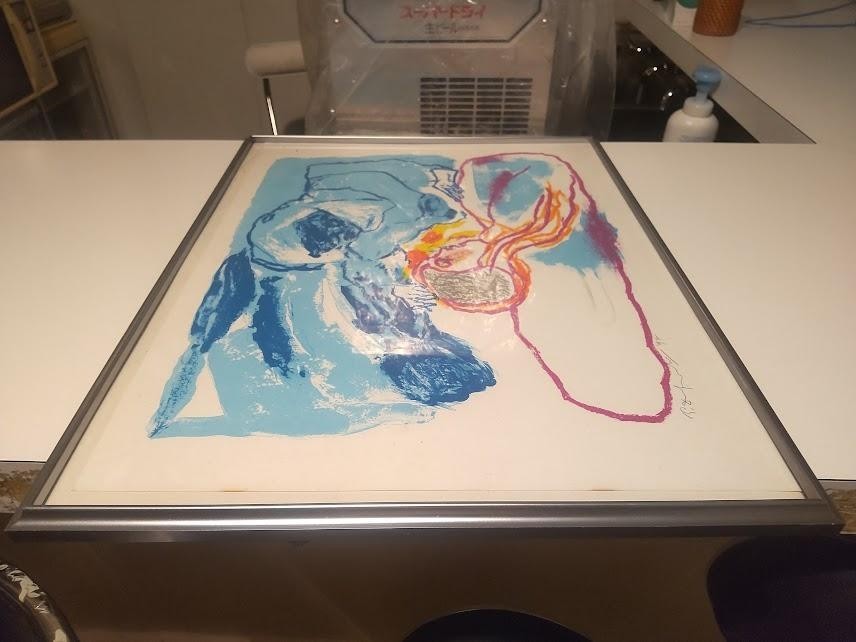 Pieter Defesche Lithograph "Devotion" Signed