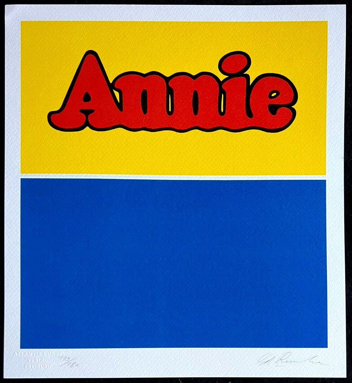 Edward Ruscha Lithograph Coa Signed Op Numbered
