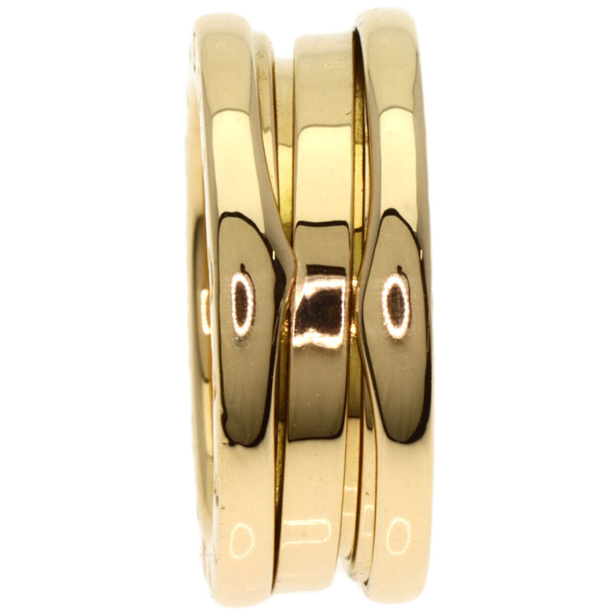 Bvlgari Ring B.Zero1 2 Band #49 K18 Yellow Gold