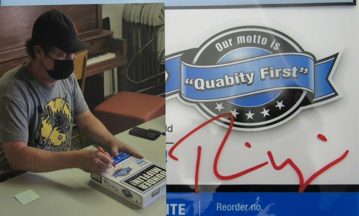 Rainn Wilson "The Office" Signed Dunder Mifflin