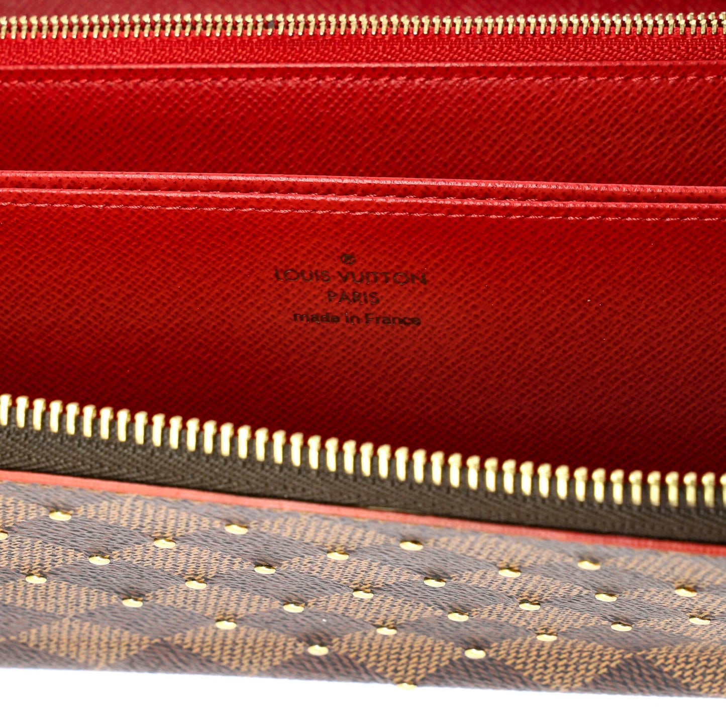 Louis Vuitton Zippy Wallet Studded Damier