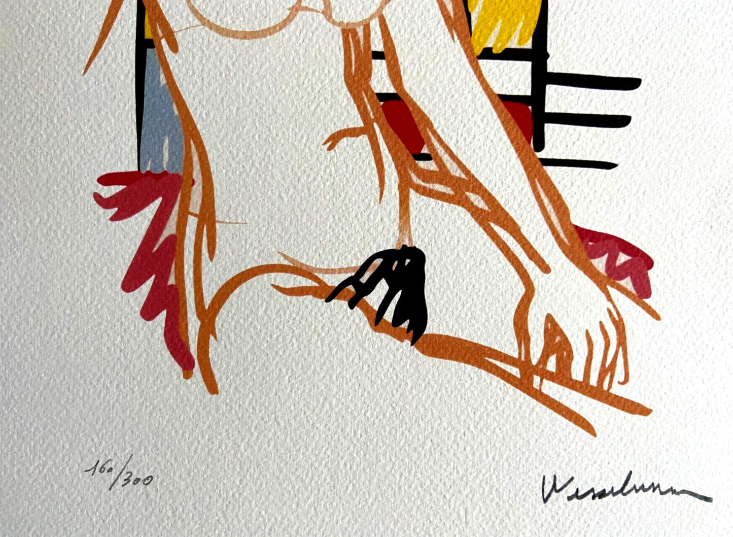 Tom Wesselmann Lithograph Handmade Coa Signed Op Limited Edition