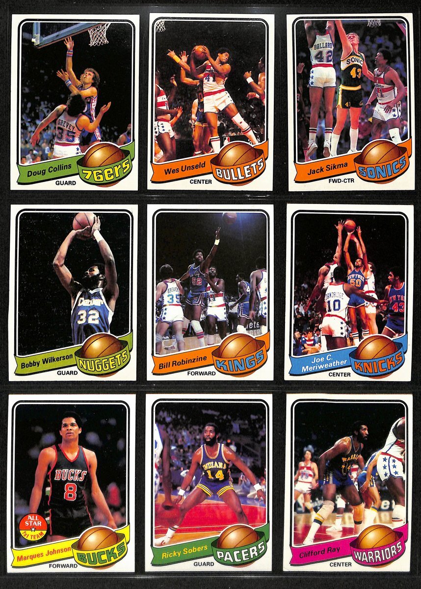 1979-80 Topps Basketball Complete Set (132)