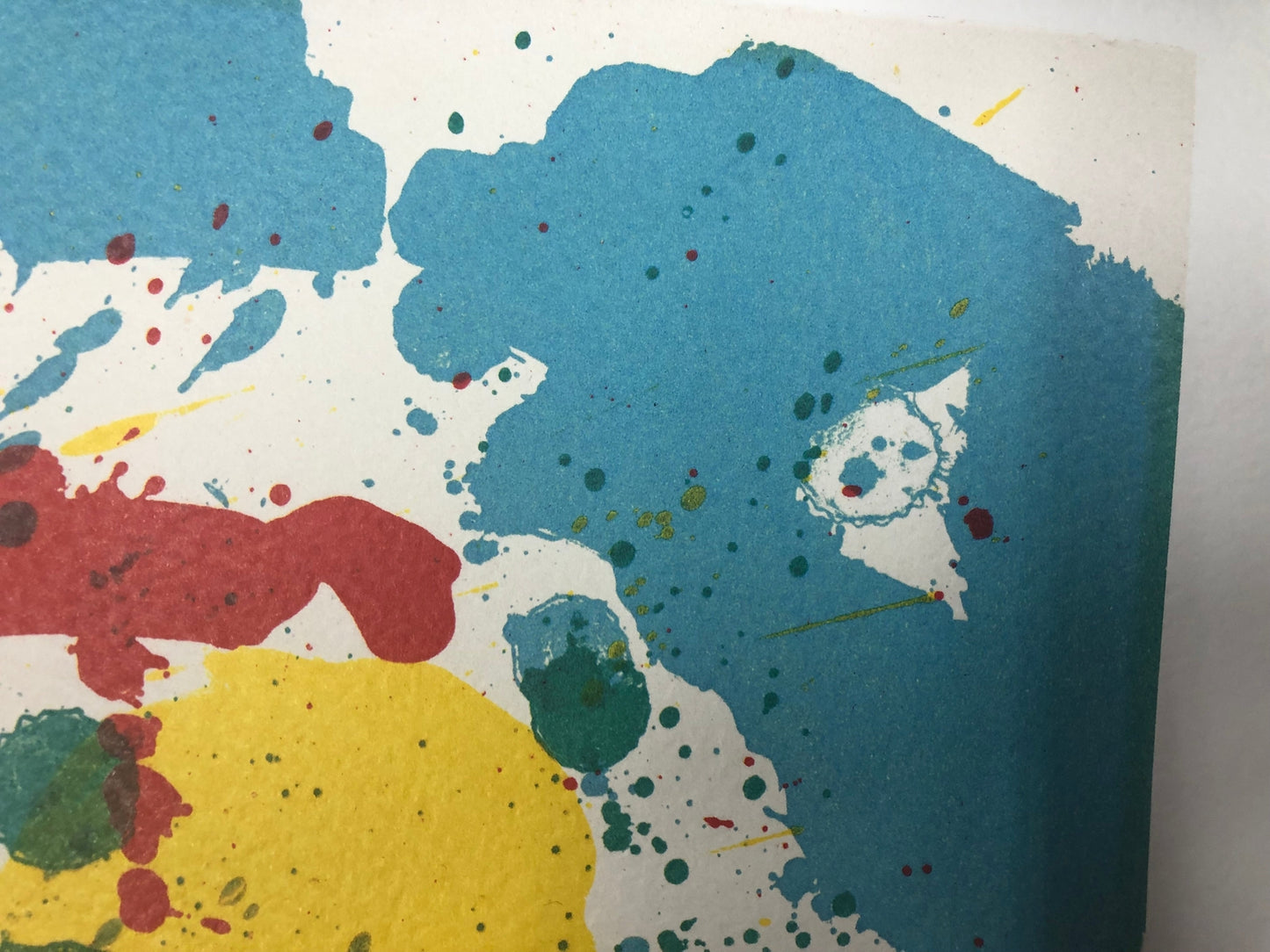 Sam Francis Untitled Sf-341 " Poster Modernism Multicolor, Gold