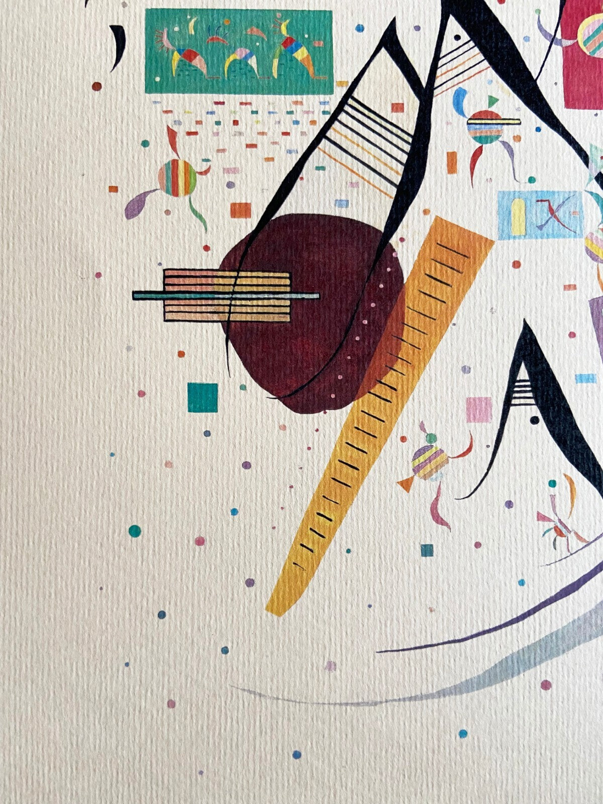 Wassily Kandinsky Lithograph Mourlot 1951 Coa