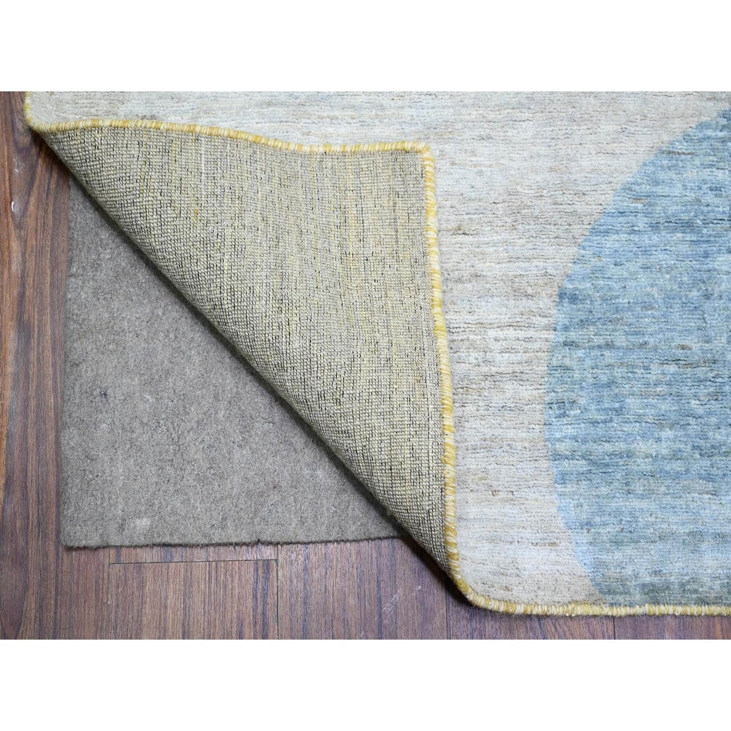 9'X12' Colorful The Circles Design Wool Hand Knotted Oriental Rug