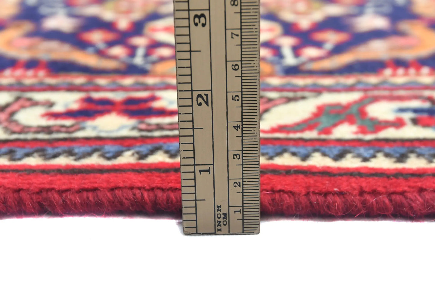 Vintage Handmade Oriental Rug Pictorial Design