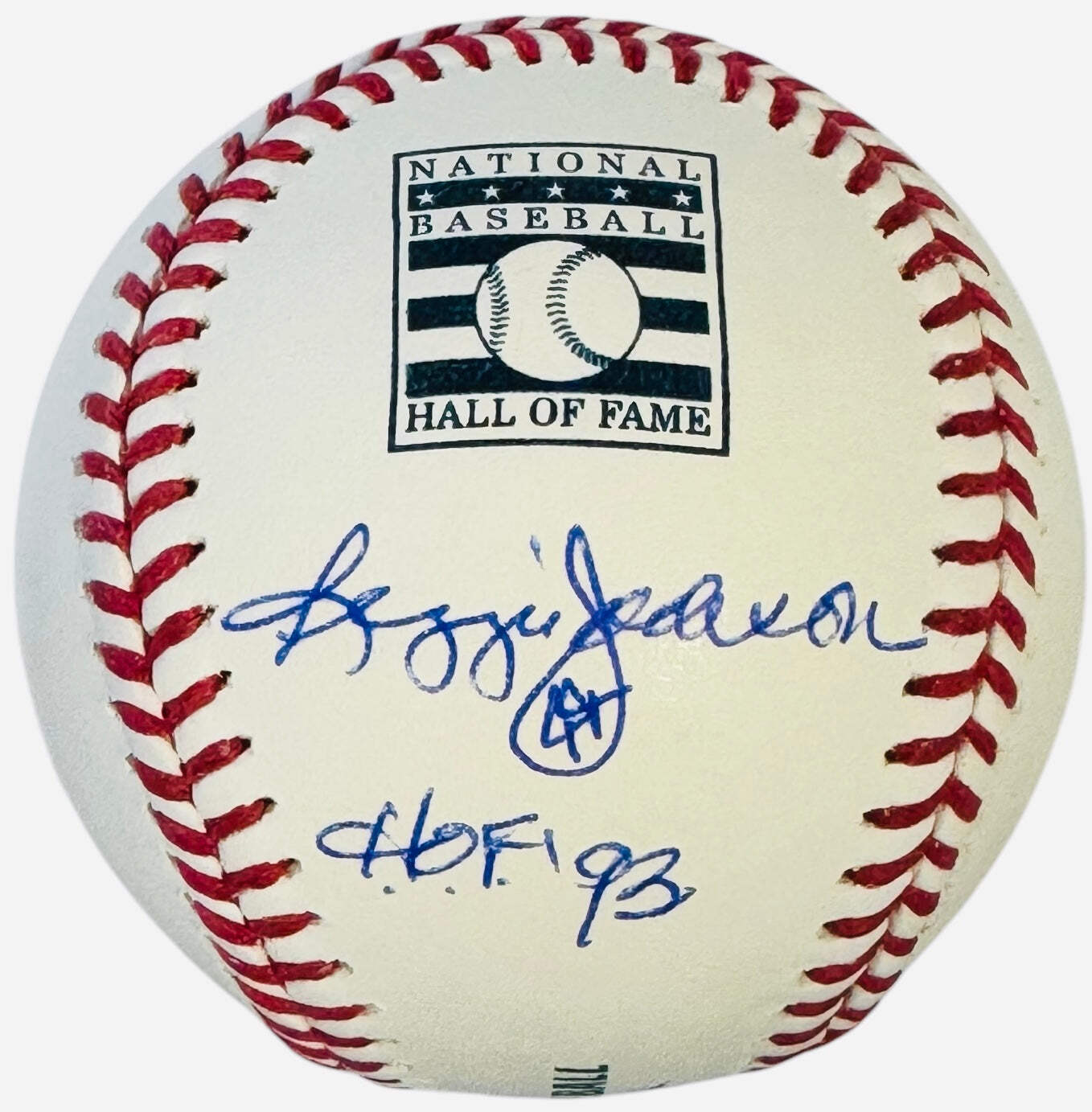 Reggie Jackson Autographed Official Hof Major