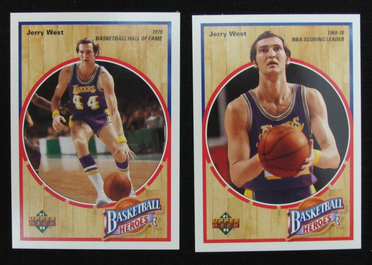 1992 Jerry West Hof Los Angeles Lakers Upper Deck