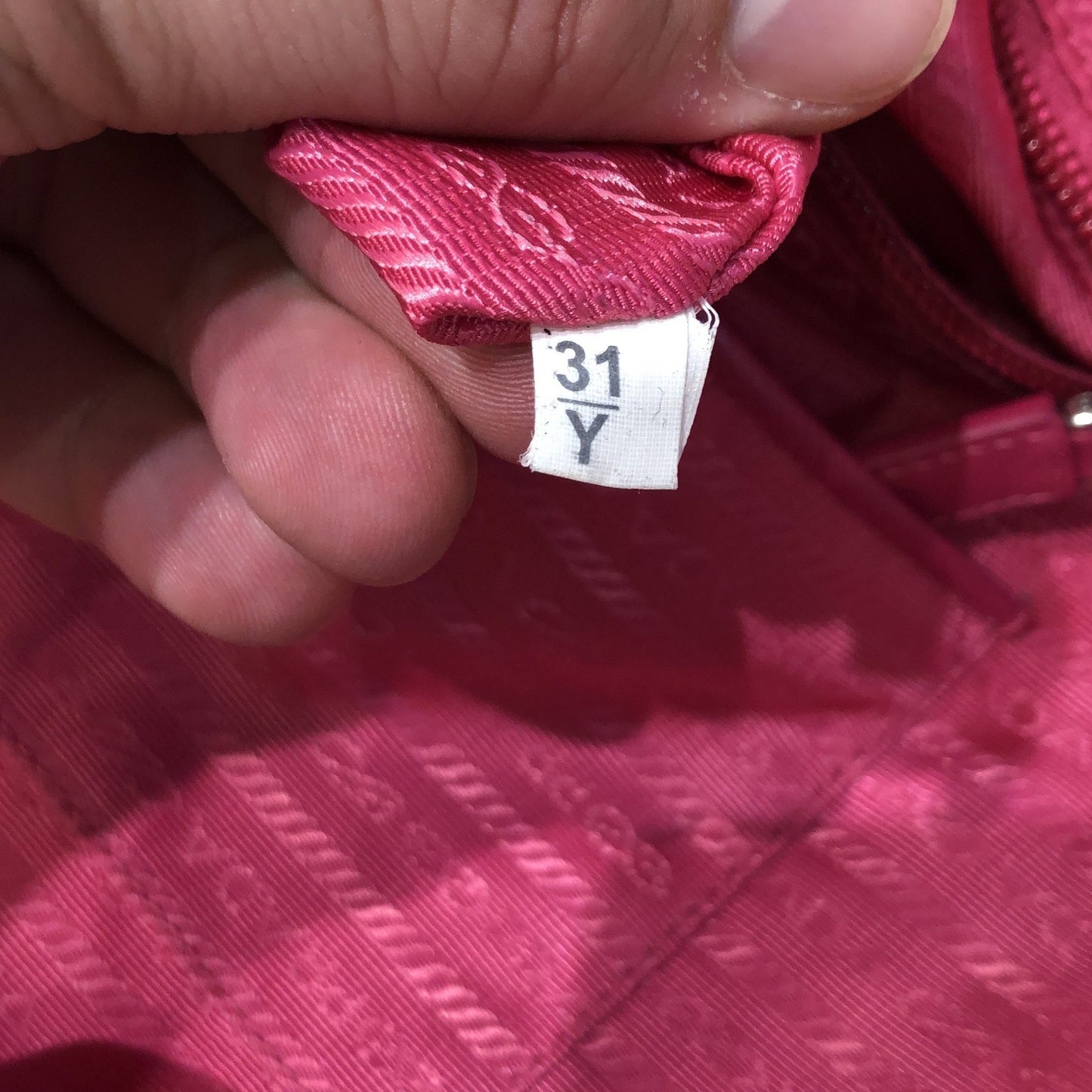 Prada Double Front Pocket Backpack Tessuto Small