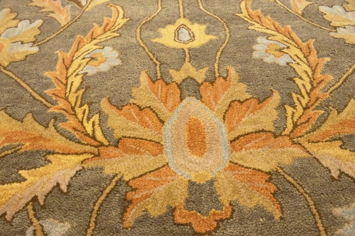Hand-Tufted Oriental Rug Plush Modern Floral