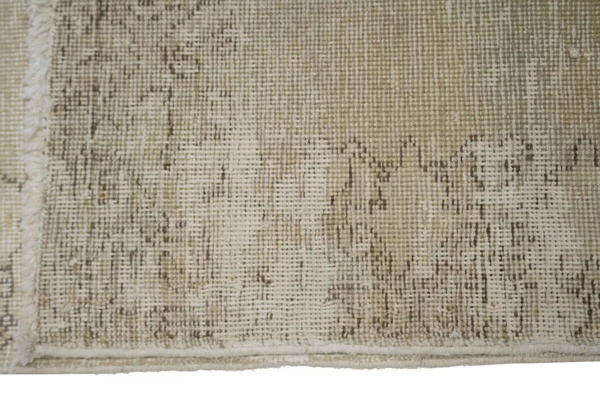 Hand-Knotted Antique Oriental Runner Rug Muted