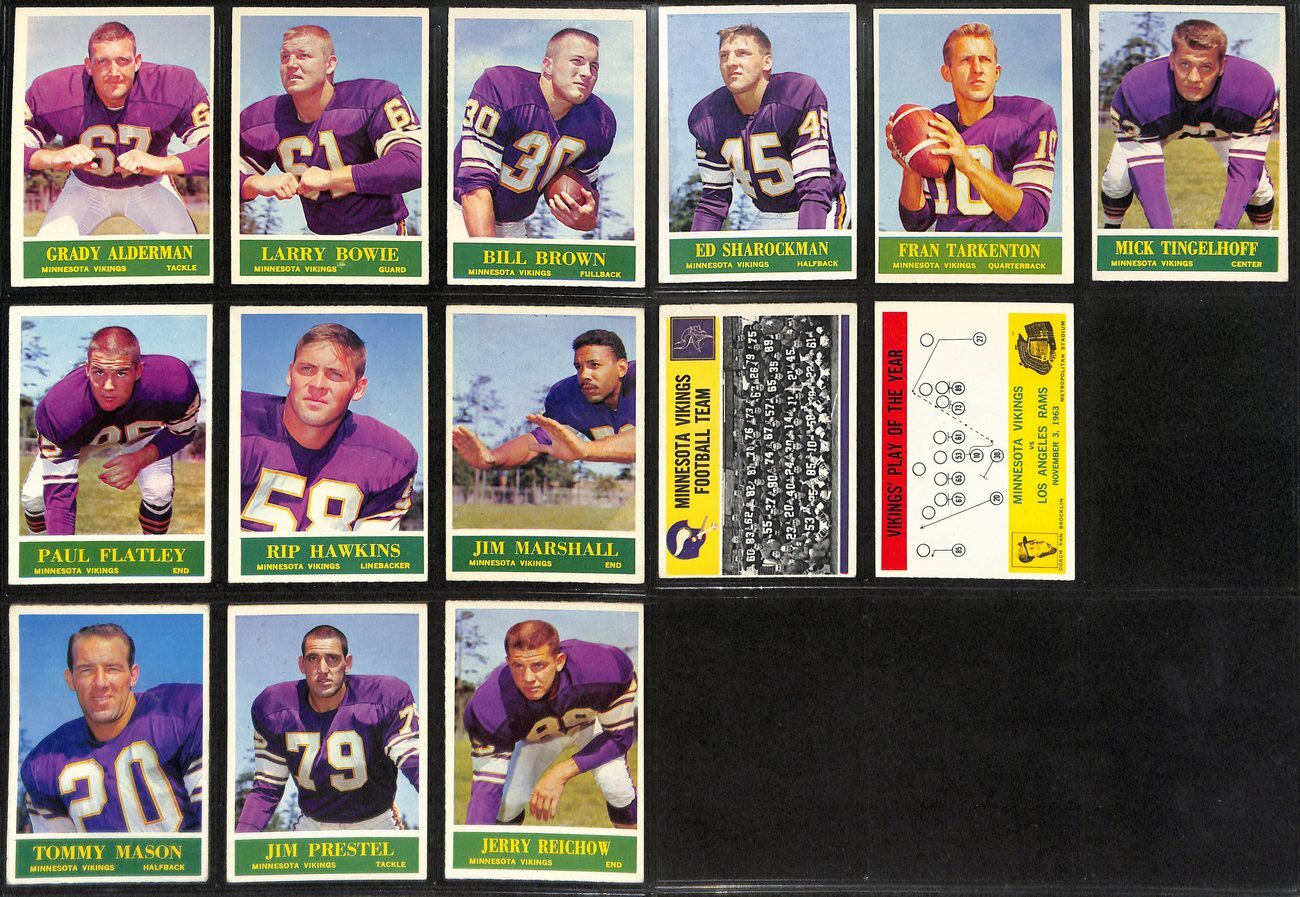 1964 Philadelphia Football Vikings Complete Team