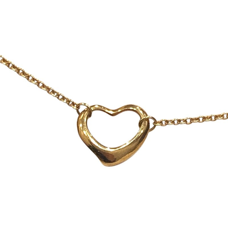 Tiffany & Co. Open Heart Necklace Yellow Gold K18Yg 750Yg