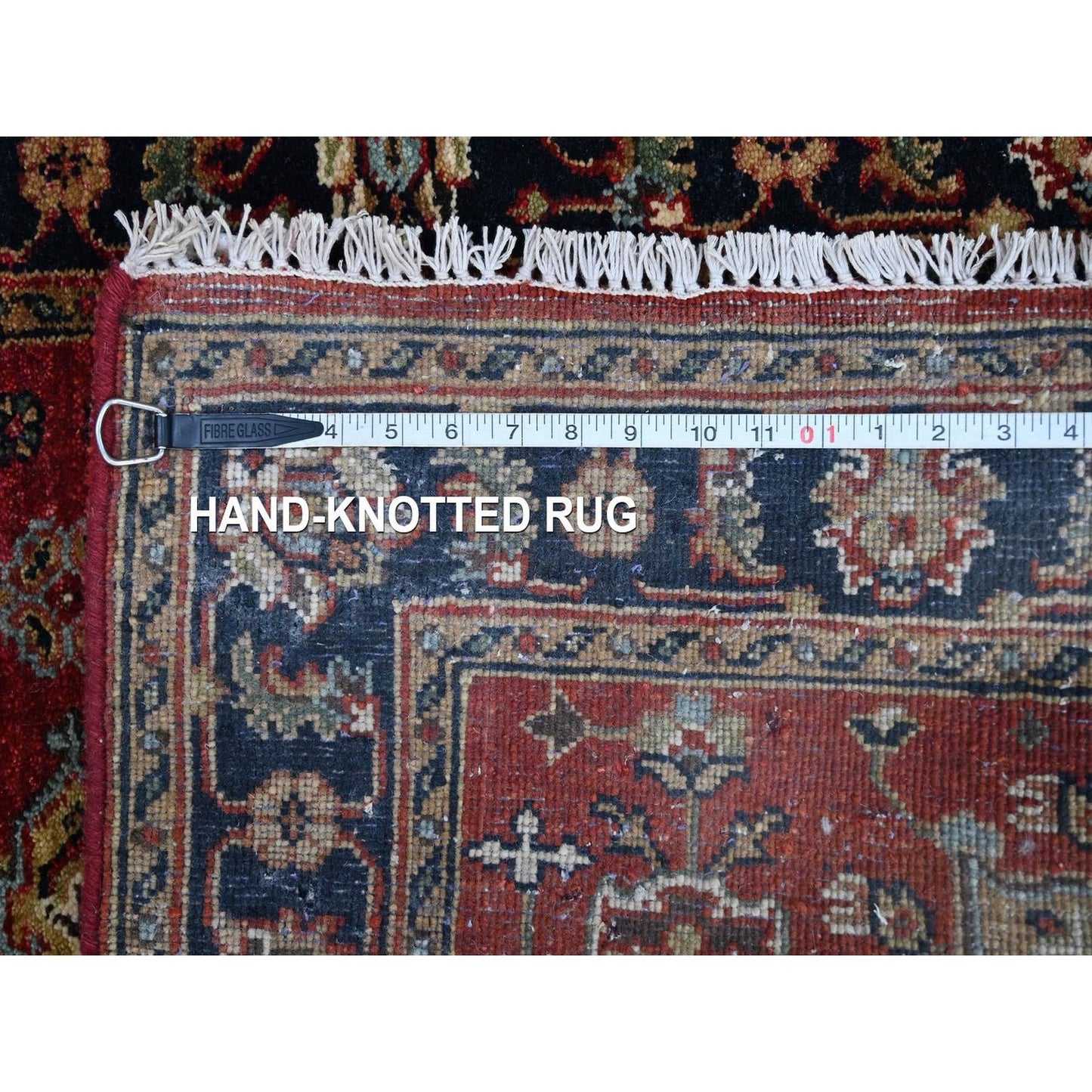 3'X5' Red Karjihooz Design Tribal Medallions Hand Knotted Soft Wool Rug