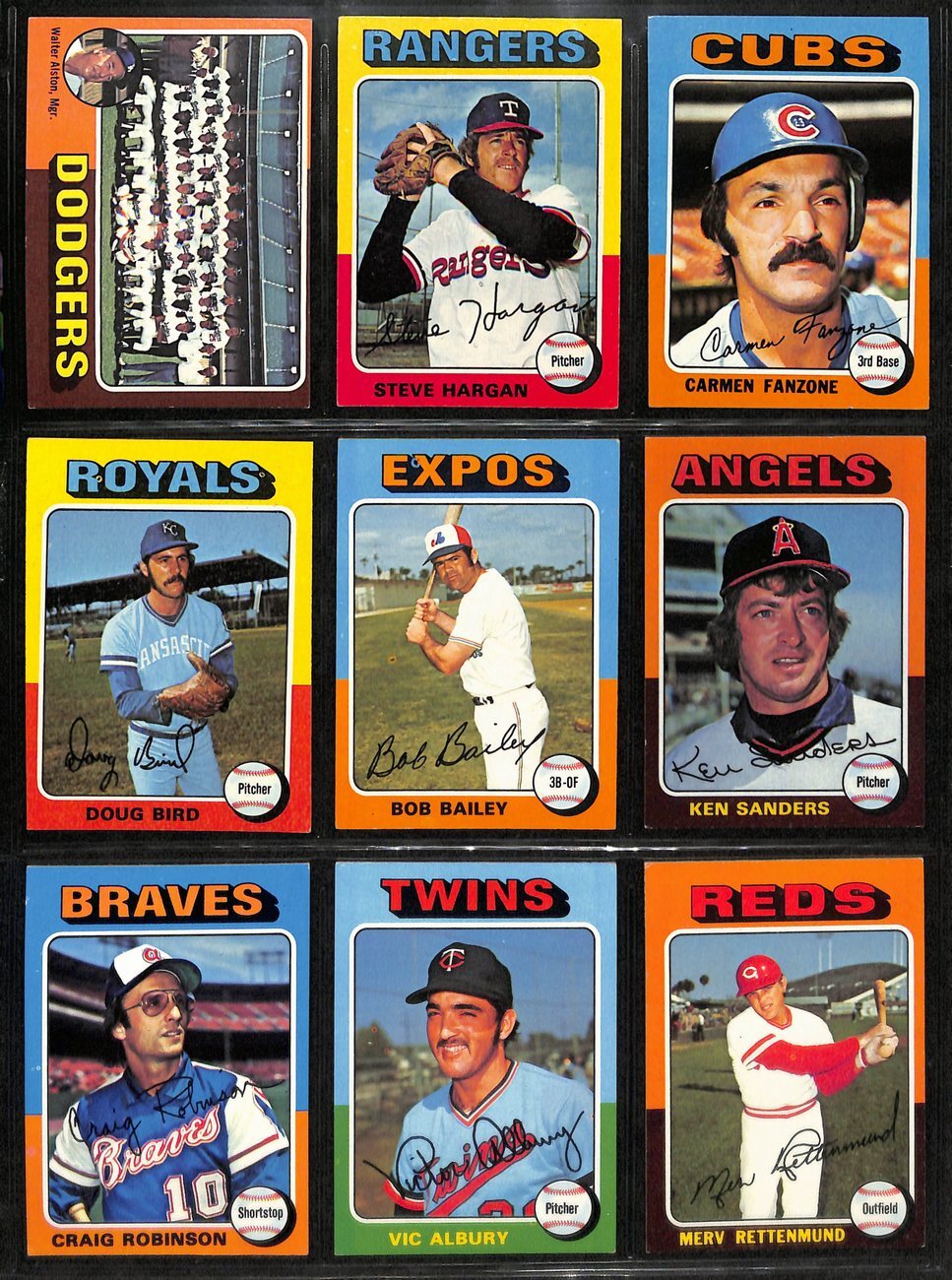 1975 Topps Baseball Card Complete Set (1-660)