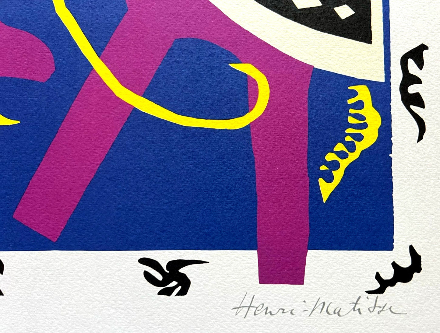 Henri Matisse Lithograph Coa Signed Op Numbered In Pencil In 180 Ex