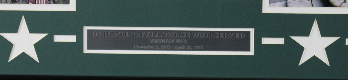 Vietnam War Commemorative Framed Collage