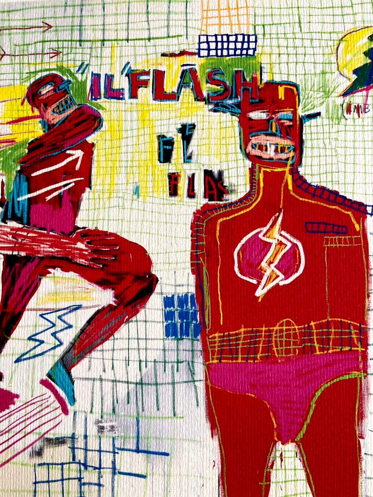 Jean-Michel-Basquiat Lithograph Coa Signed &