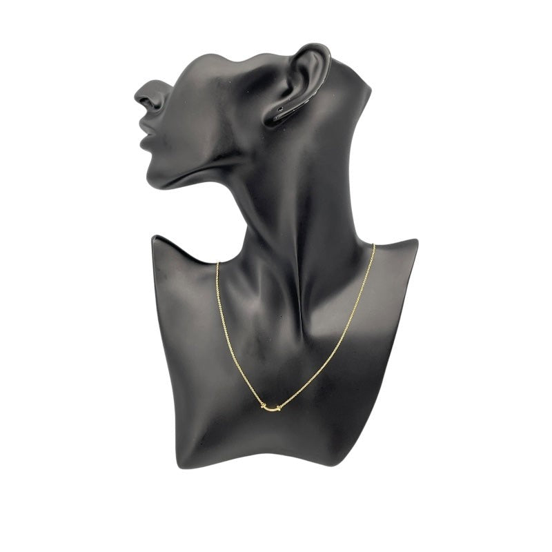 Tiffany & Co. T Smile Mini Necklace Gold 750
