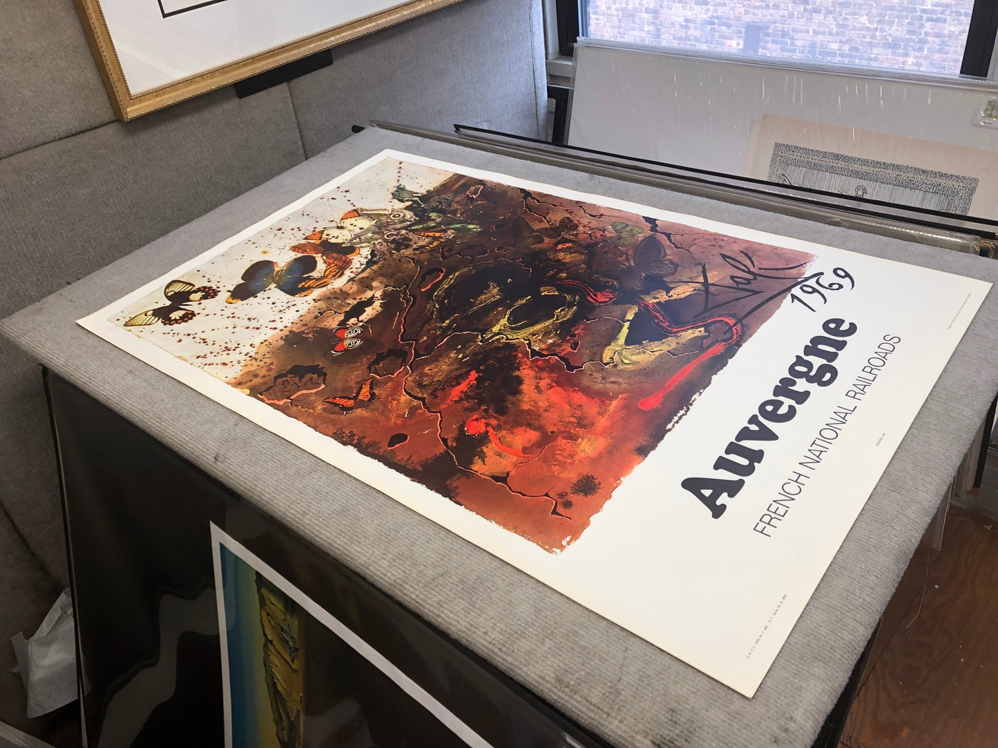 Salvador Dali Auvergne " Poster Surrealism Brown