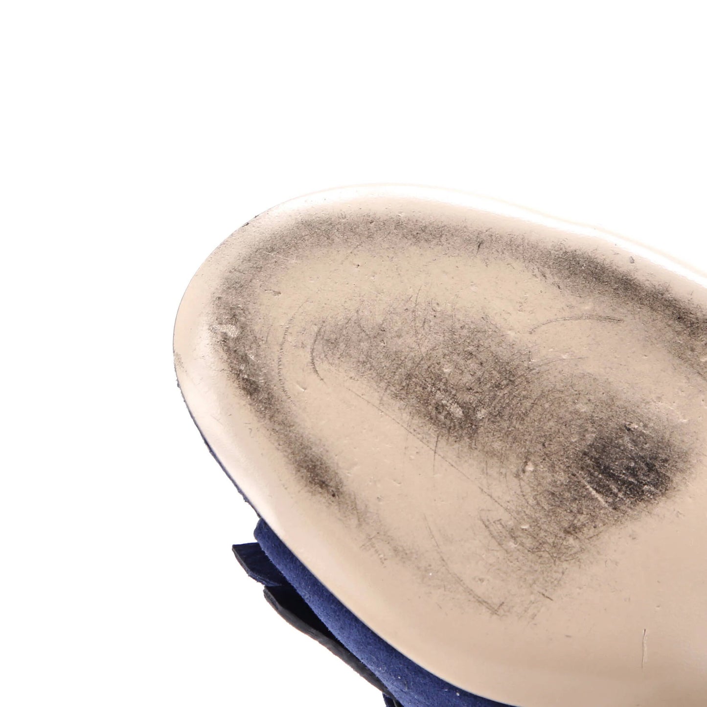 Gucci Women'S Gg Marmont Fringed Heeled Sandals Suede