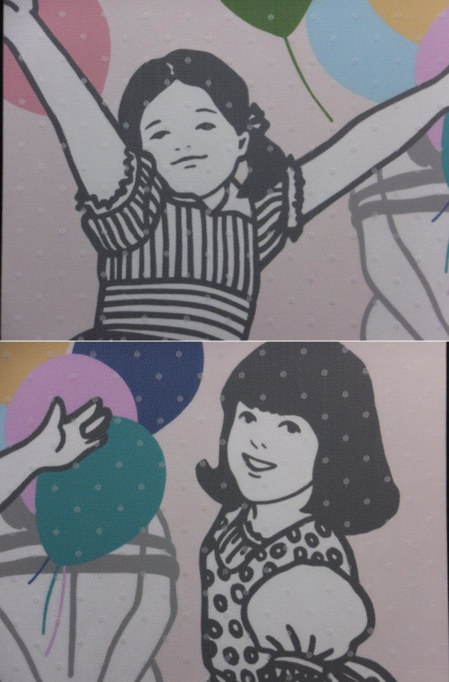 Yang Hee Signed 2010 Acrylic & Collage On Canvas "Private Party" Exhibition Work