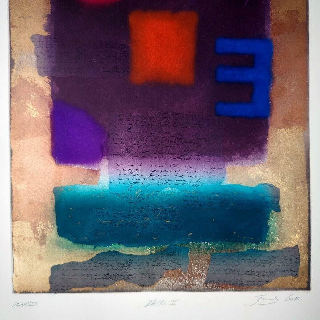 James Cox (Usa) Mixed Media Art Print Etching