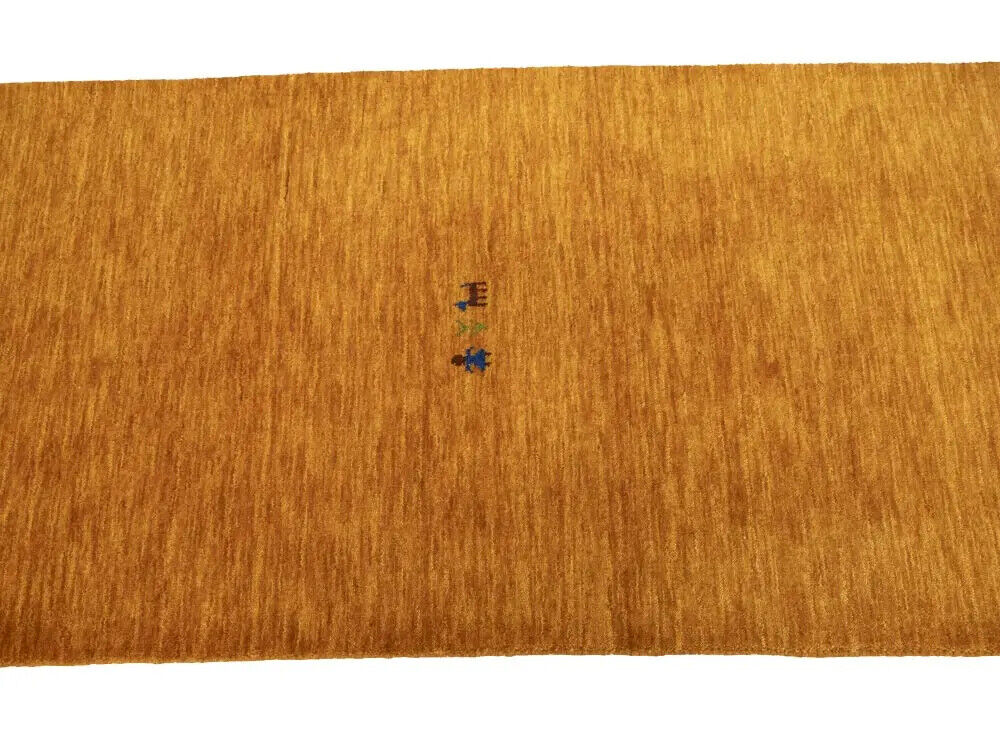 Orange Tribal Pictorial 3X8 Gabbeh Modern Runner