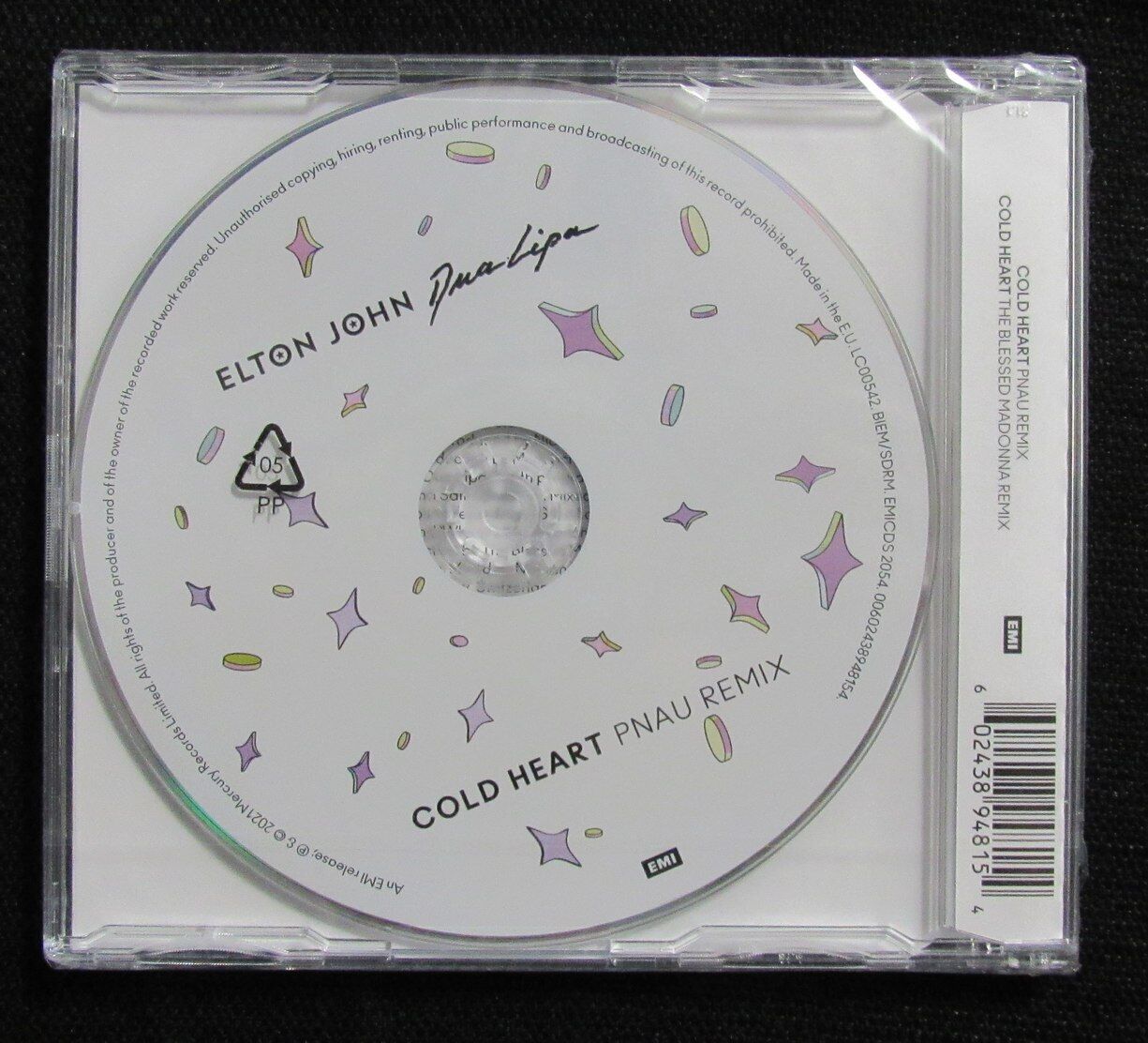 Elton John Autographed Elton & Dua "Cold Heart