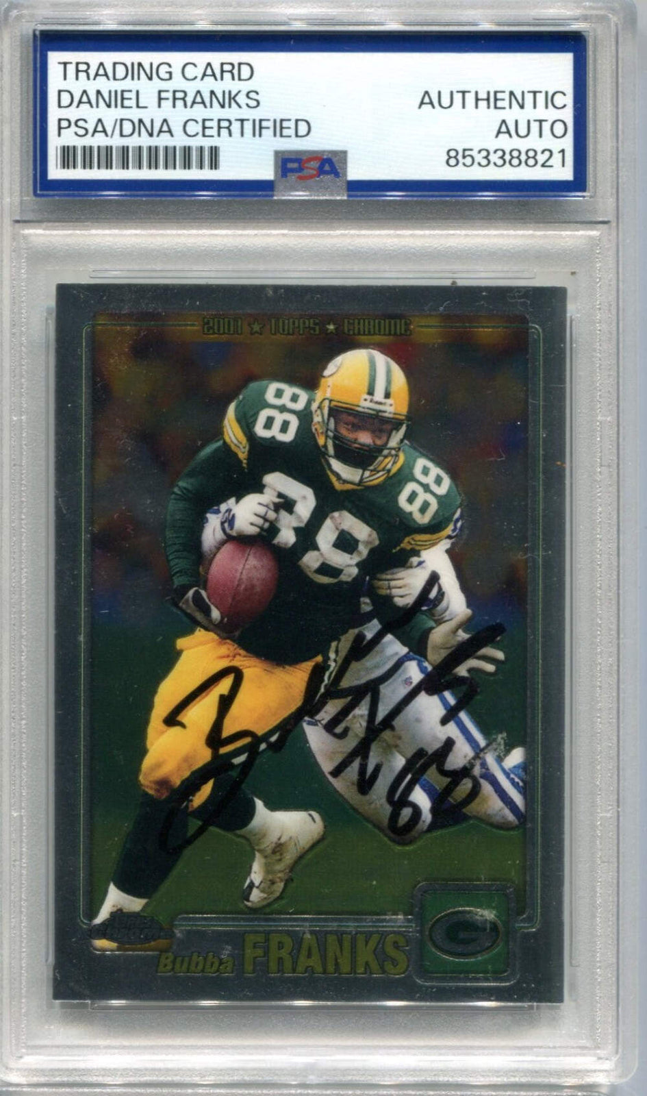 Daniel "Bubba" Franks 2000 Topps Chrome #163 Psa