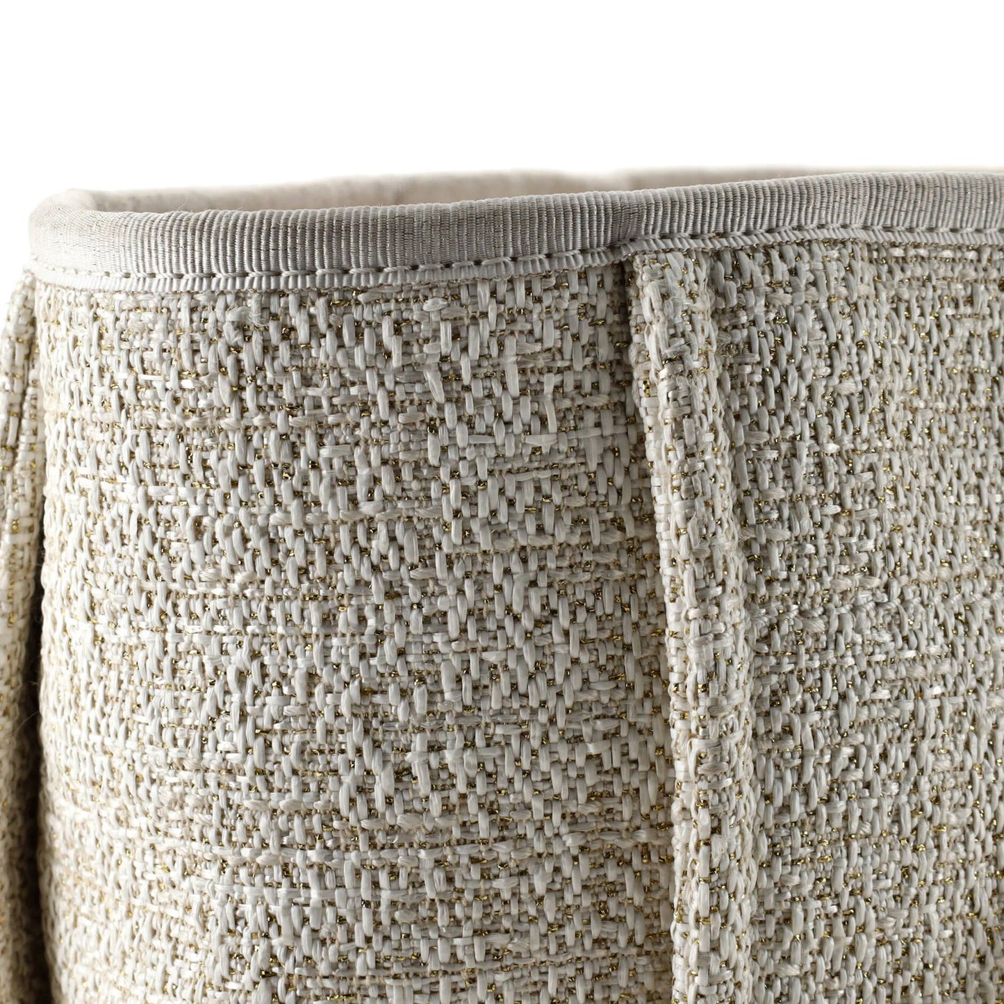 Chanel Deauville Tote Raffia With Glitter Detail Small