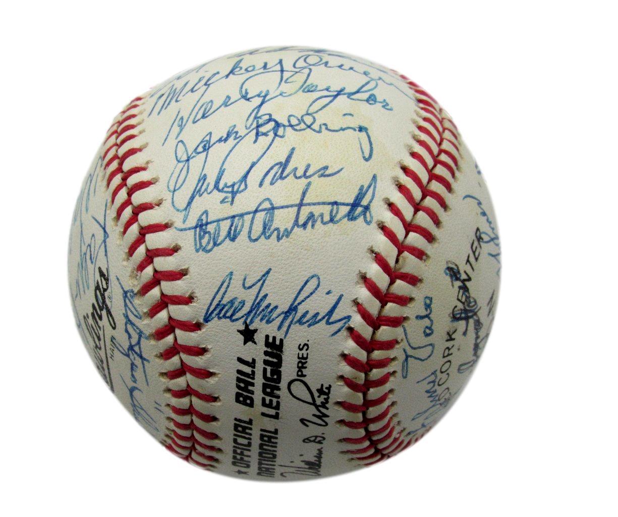 1940S & 50S Dodgers Greats Onl Multi Signed Baseball (26) Herman Hof 192213