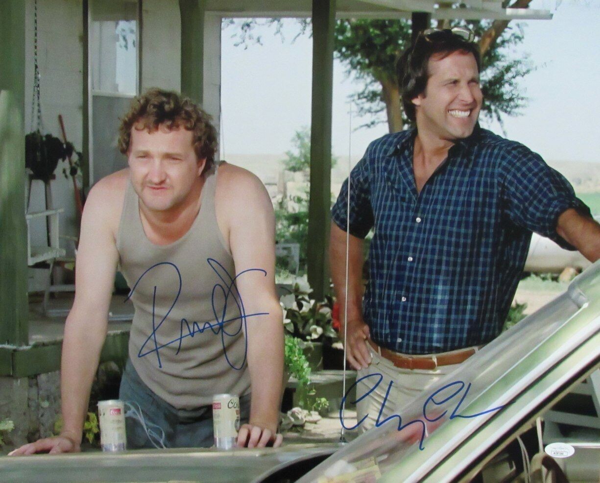 Chevy Chase/Randy Quaid Dual-Autographed 16X20