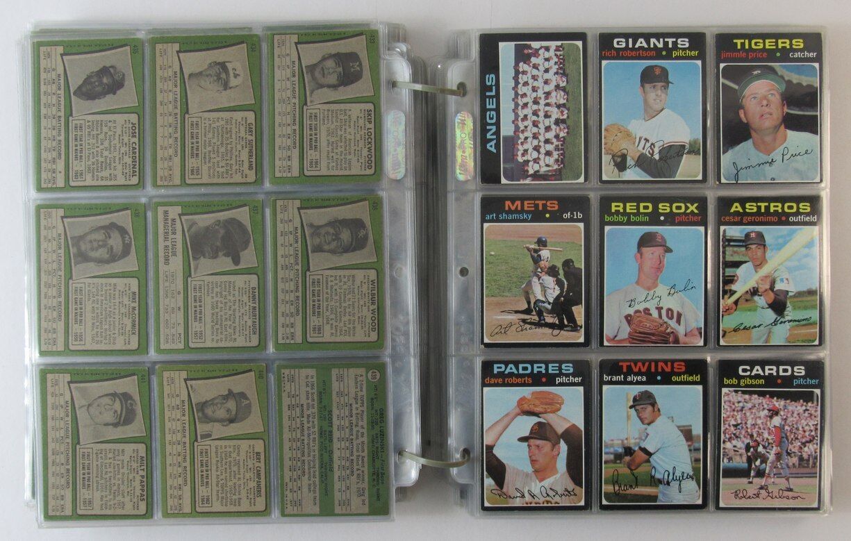 1971 Topps Baseball Complete Set (752) Cards