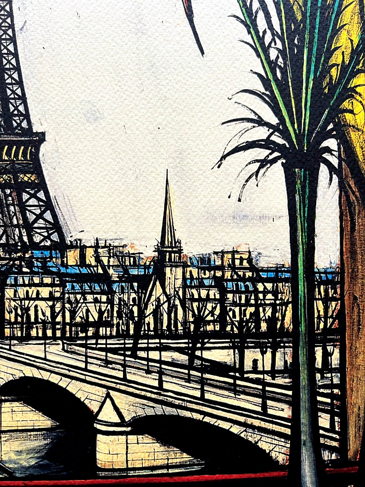 Bernard Buffet Lithograph Certified Coa Signed Op