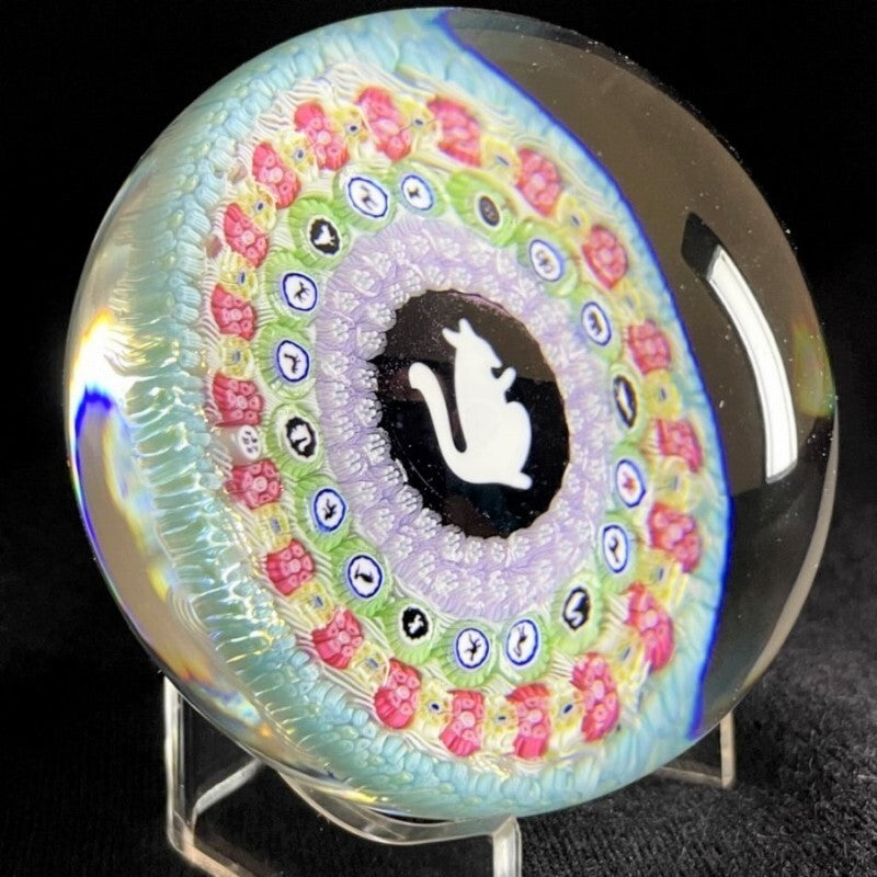 Antique Baccarat Crystal Paperweight 1972