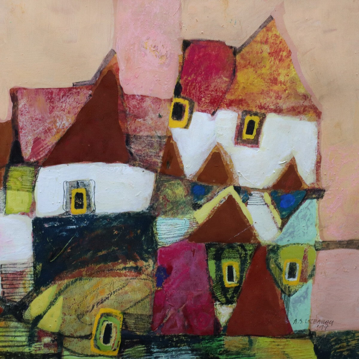 Alicja S?Abo?-Urbaniak (Poland) Original Acrylic
