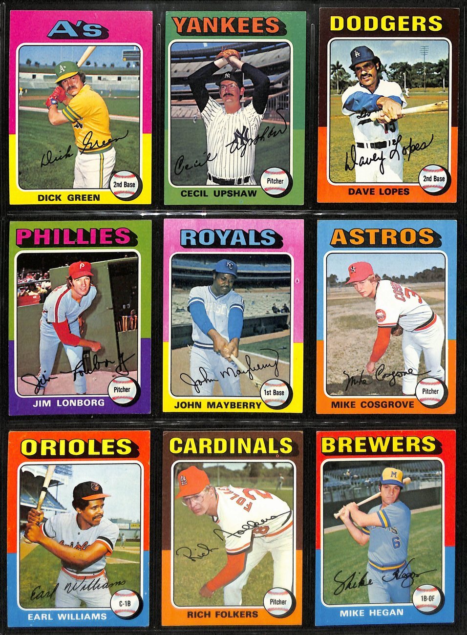 1975 Topps Baseball Card Complete Set (1-660)
