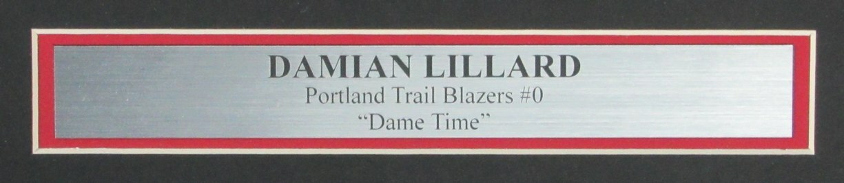 Damian Lillard Trail Blazers Signed/Auto 16X20