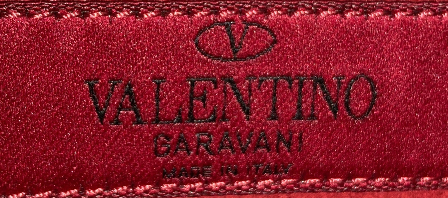 Valentino Garavani Rockstud Spike Flap Bag Embellished Quilted Leather Medium